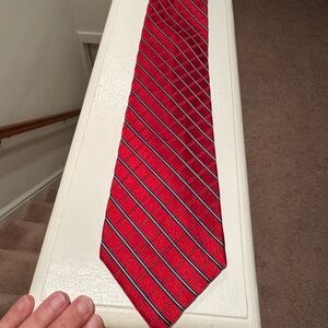 Tommy Hilfiger Red Striped Men's Tie